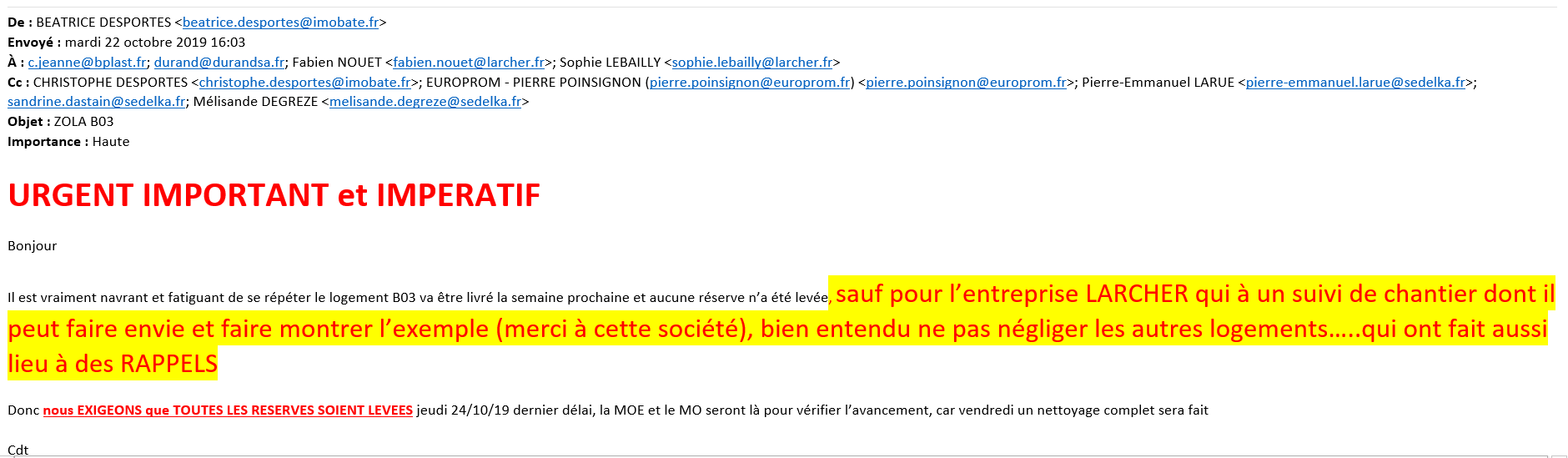 Zola : savoir lever les réserves !